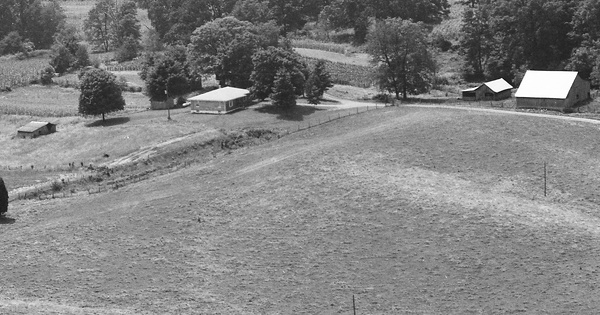 Vintage Aerial photo from 1985 in Meade County, KY
