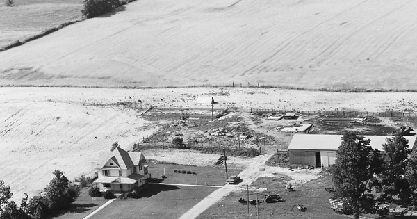 Vintage Aerial photo from 1968 in Steuben County, IN