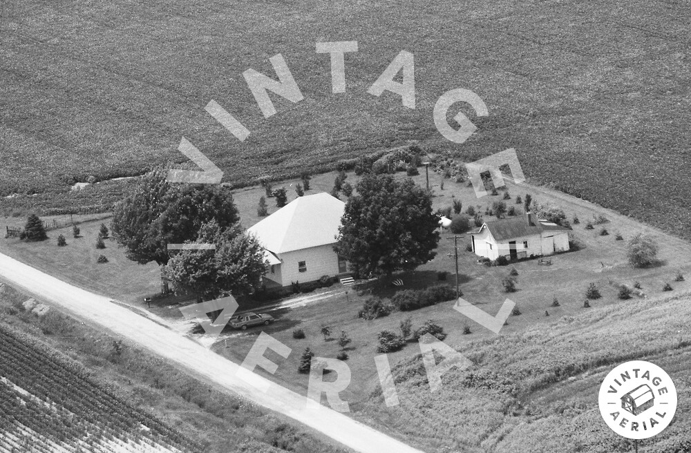Vintage Aerial Indiana Tipton County 1987 20ZTP33