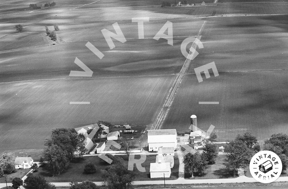 Vintage Aerial Iowa Dallas County 1977 9NDA28