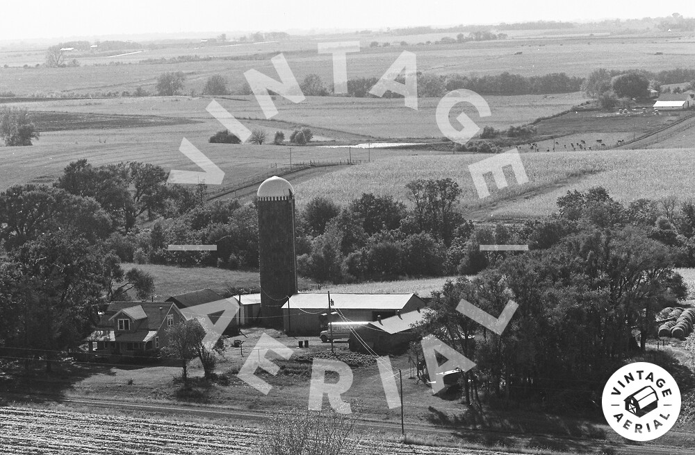 Vintage Aerial Kansas Atchison County 1976 5PAT2