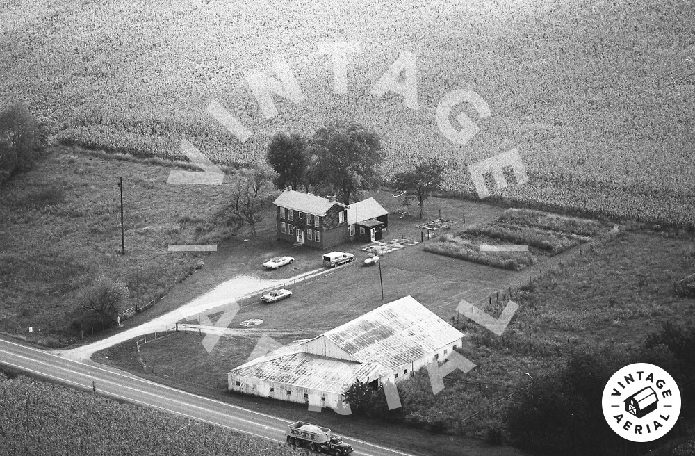 Vintage Aerial Indiana Parke County 1976 21EPA30