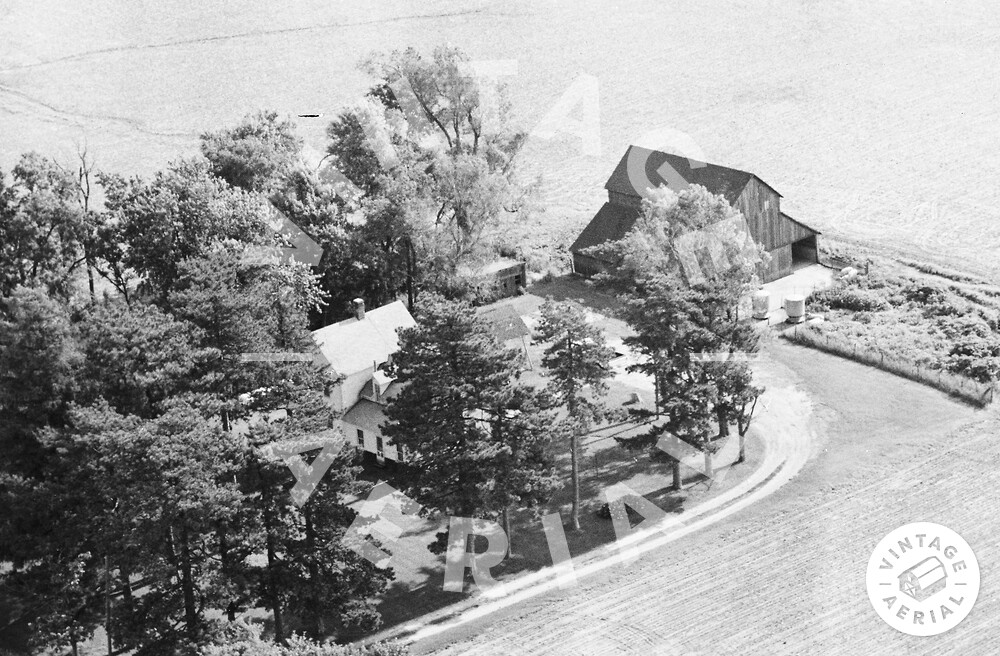 Vintage Aerial Iowa Tama County 1982 64FTM5