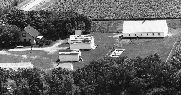 Vintage Aerial photo from 1977 in Cottonwood County, MN