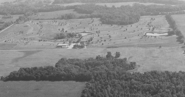 Vintage Aerial photo from 1996 in Lenawee County, MI