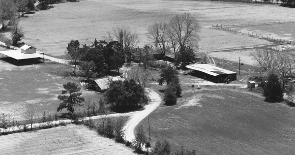 Vintage Aerial photo from 1983 in Coffee County, GA