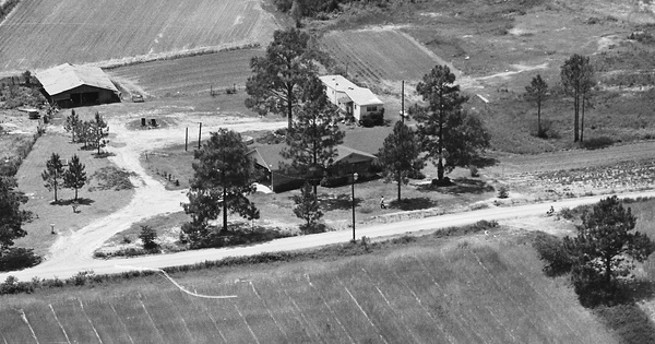 Vintage Aerial photo from 1982 in Turner County, GA