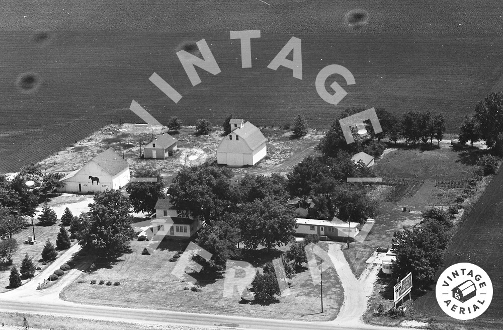 Vintage Aerial Illinois LaSalle County 1965 53BLS35