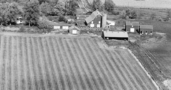 Vintage Aerial photo from 1980 in Jo Daviess County, IL