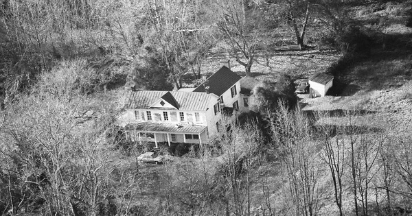 Vintage Aerial photo from 1987 in King William County, VA
