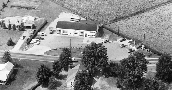 Vintage Aerial photo from 1969 in Defiance County, OH