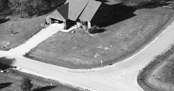 Vintage Aerial photo from 1983 in Delaware County, OH