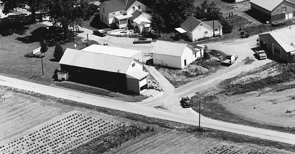 Vintage Aerial photo from 1969 in Erie County, OH