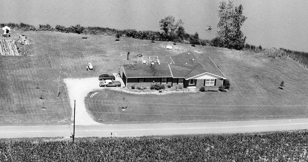 Vintage Aerial photo from 1982 in Ottawa County, OH