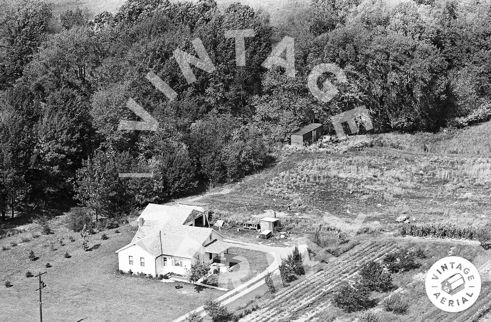 Vintage Aerial Ohio Columbiana County 1963 11DCO17