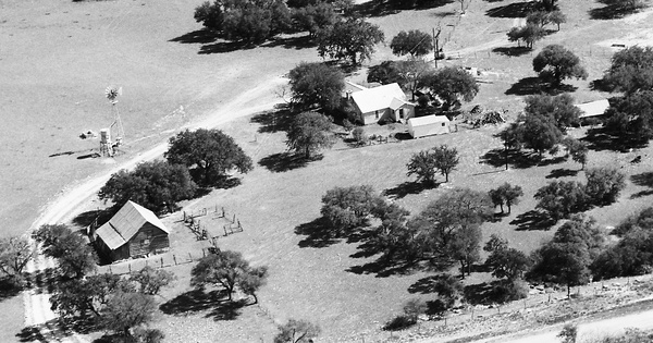 Vintage Aerial photo from 1983 in Coryell County, TX