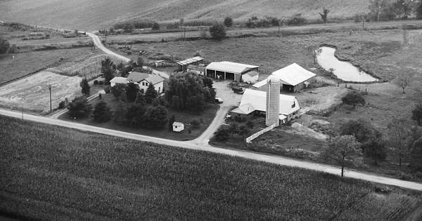 Vintage Aerial photo from 1982 in Medina County, OH