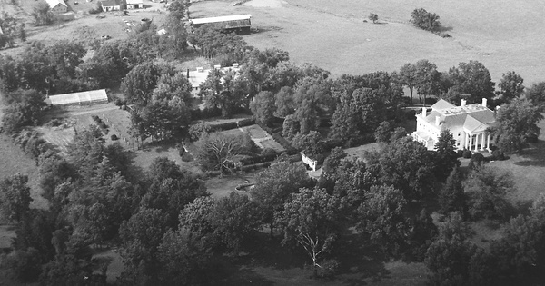 Vintage Aerial photo from 1982 in Albemarle County, VA