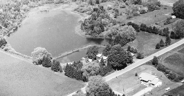 Vintage Aerial photo from 1992 in Cayuga County, NY
