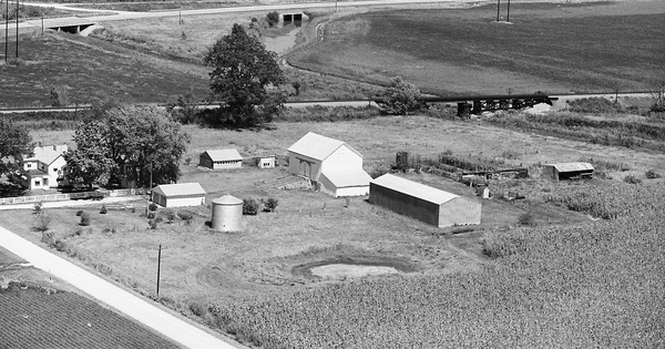 Vintage Aerial photo from 1978 in Pike County, IL