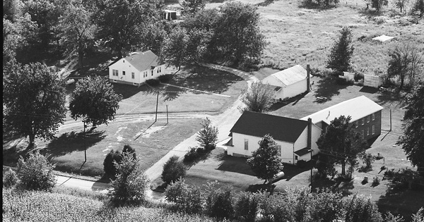 Vintage Aerial photo from 1968 in Lincoln County, MO