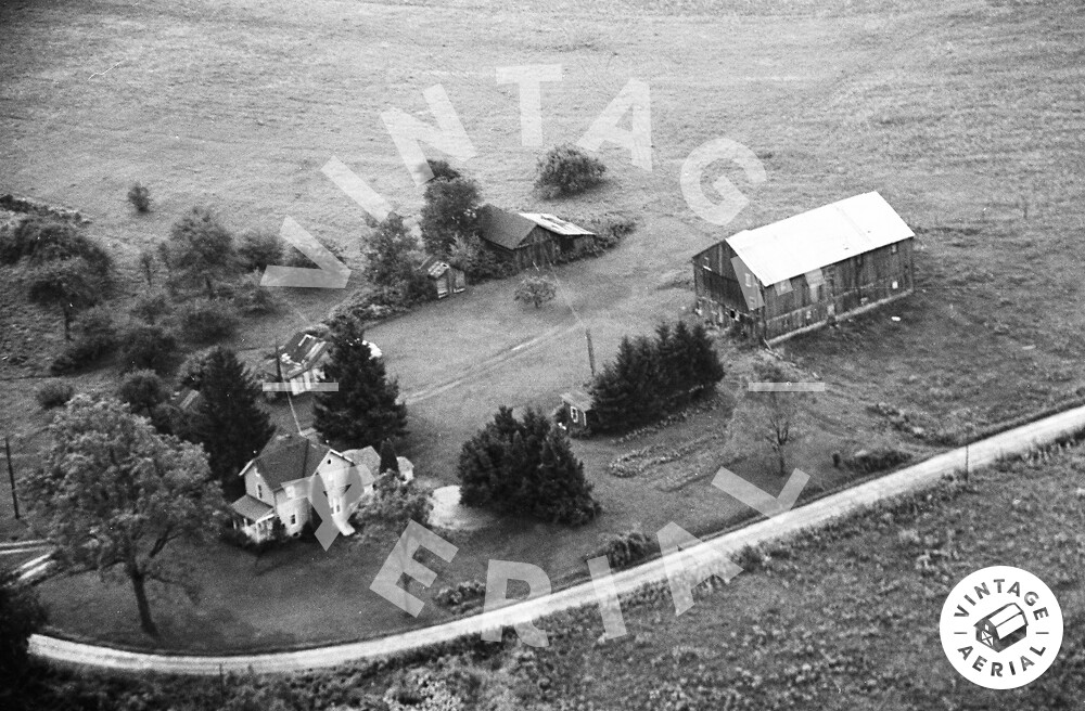 Vintage Aerial Pennsylvania Clarion County 1969 43OCL26