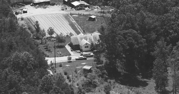 Vintage Aerial photo from -1986 in Hall County, GA