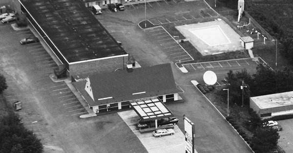 Vintage Aerial photo from 1987 in Banks County, GA