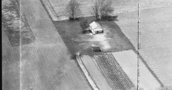 Vintage Aerial photo from 1990 in Lawrence County, TN