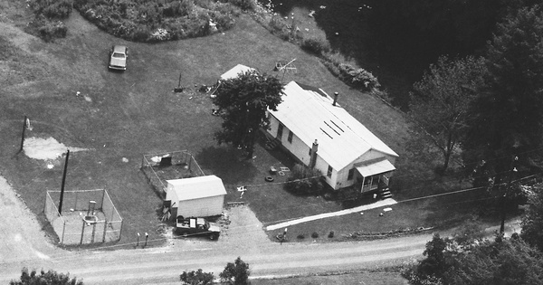 Vintage Aerial photo from 1990 in Greenbrier County, WV