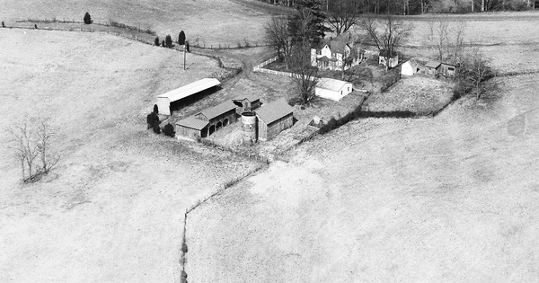 Vintage Aerial photo from 1992 in Fauquier County, VA