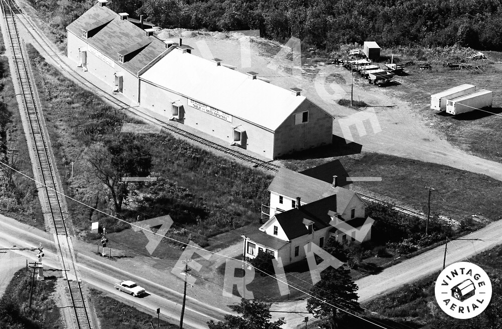 Vintage Aerial Maine Aroostook County 1964 7MAR28