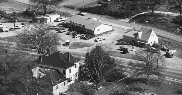 Vintage Aerial photo from 1983 in Fayette County, GA