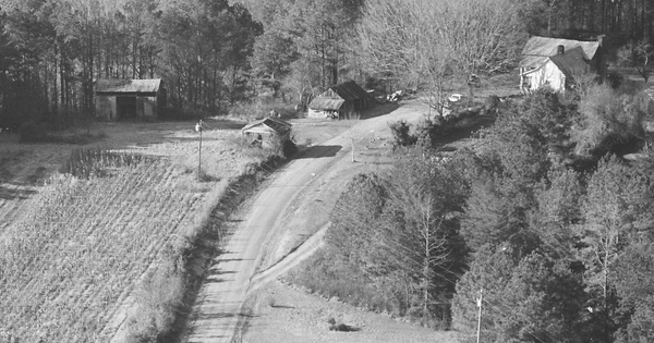Vintage Aerial photo from 1985 in Murray County, GA