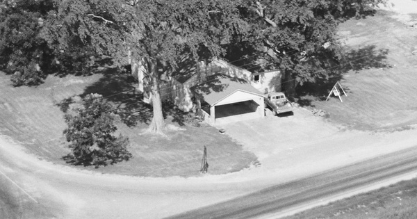 Vintage Aerial photo from 1984 in Woodruff County, AR