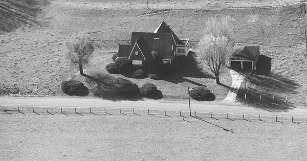 Vintage Aerial photo from 1987 in Grayson County, VA