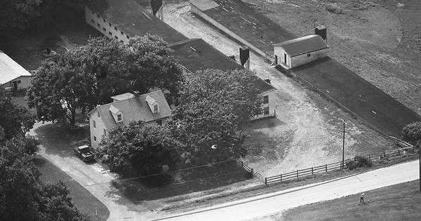 Vintage Aerial photo from 1965 in Chester County, PA