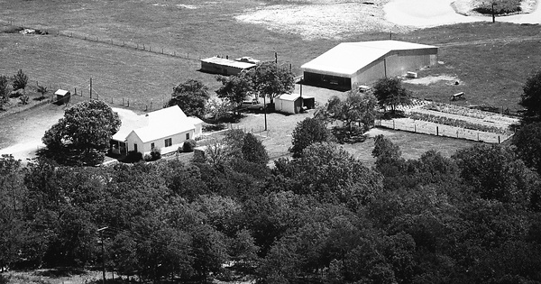 Vintage Aerial photo from -1986 in Parker County, TX