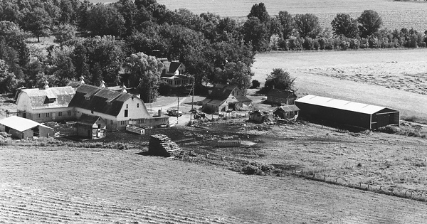Vintage Aerial photo from 1972 in Mille Lacs County, MN