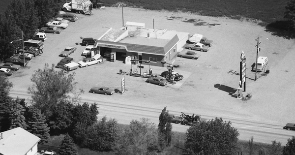 Vintage Aerial photo from 1985 in Minnehaha County, SD