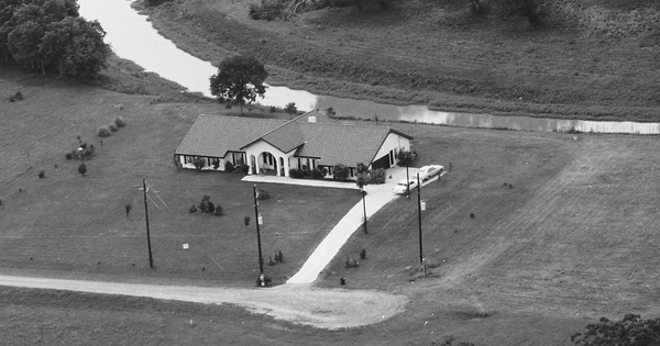 Vintage Aerial photo from 1985 in Fort Bend County, TX