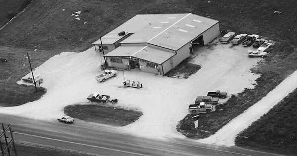Vintage Aerial photo from 1986 in Grayson County, TX