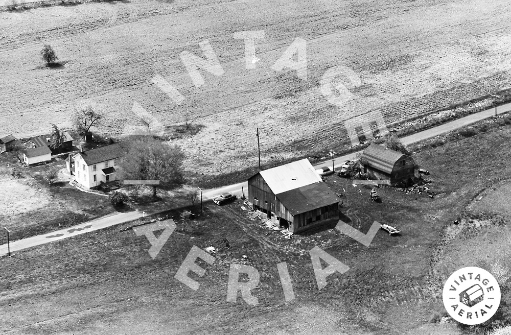 Vintage Aerial Pennsylvania Luzerne County 1963 2CLU23