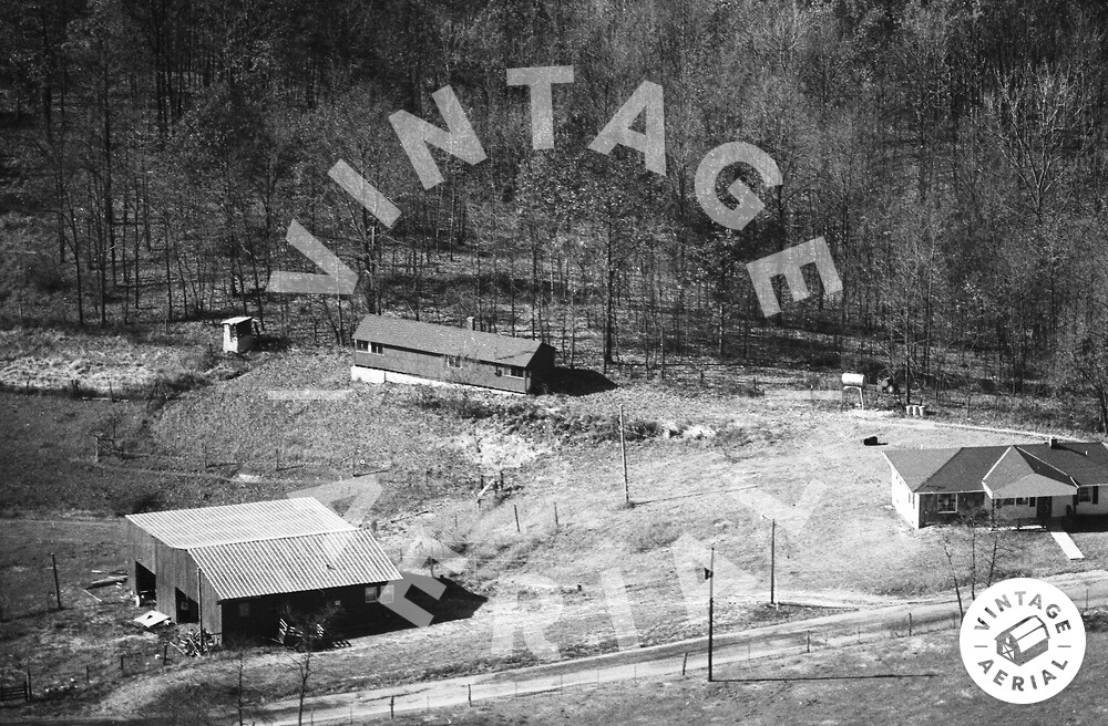 Vintage Aerial Indiana Franklin County 1976 30EFR5
