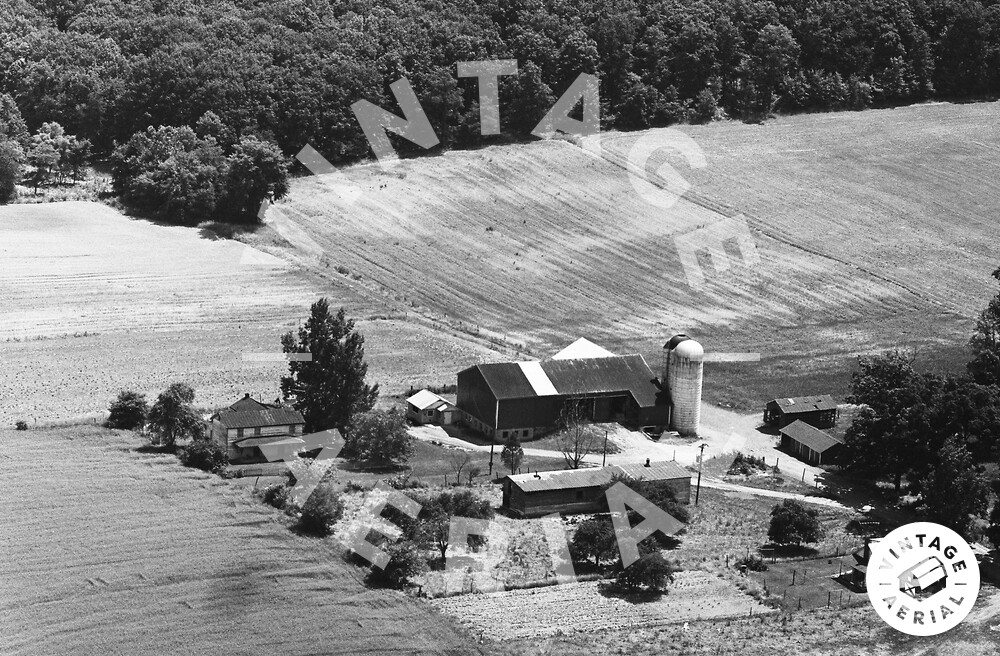 Vintage Aerial Pennsylvania Mifflin County 1966 13DMI30