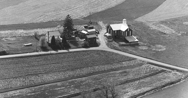 Vintage Aerial photo from 1982 in Snyder County, PA
