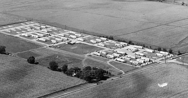 Vintage Aerial photo from 1968 in Marshall County, IL