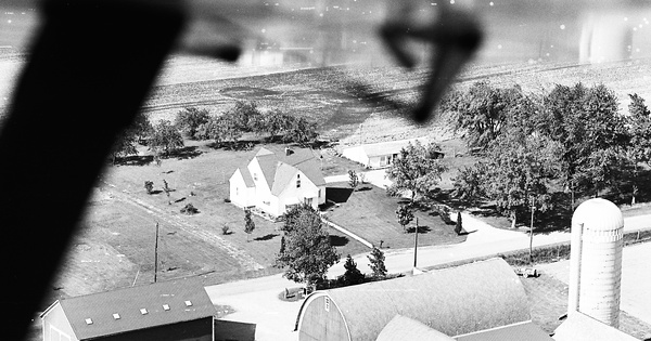 Vintage Aerial photo from 1967 in DeKalb County, IN