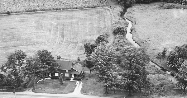 Vintage Aerial photo from 1967 in Elkhart County, IN