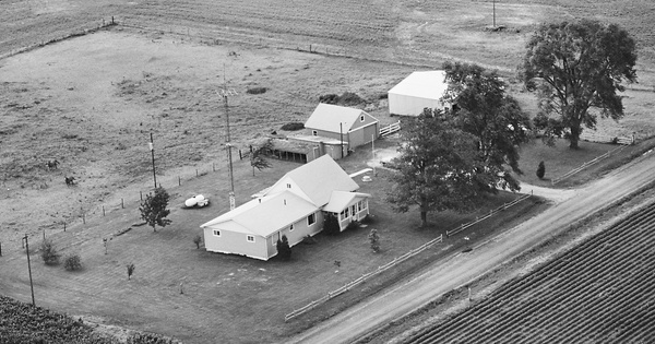 Vintage Aerial photo from 1982 in Shelby County, IL
